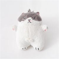 かなしきデブ猫ちゃん　ぬいぐるみストラップ