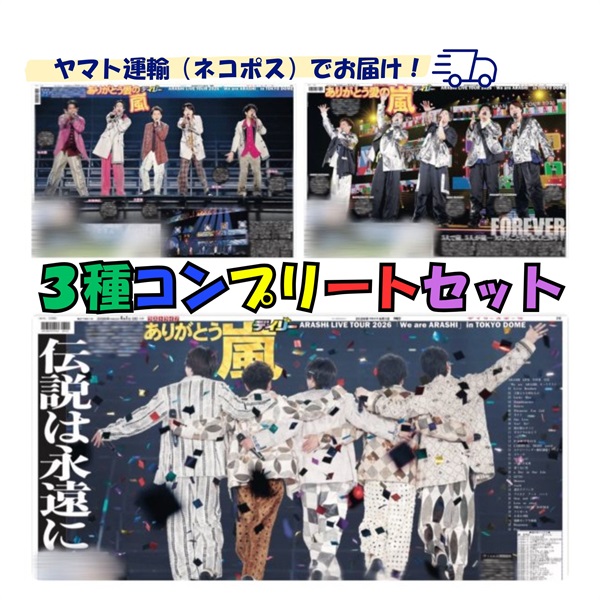 【嵐】デイリー3種コンプリートセット(10版,12版,12版B)【送料込】